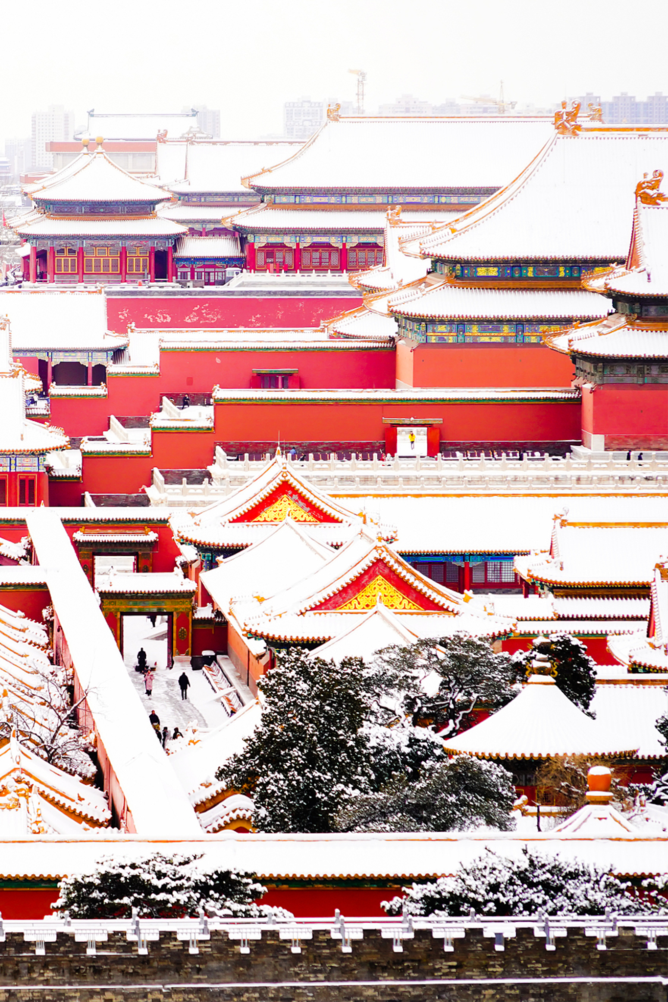 故宫初雪后有多美?