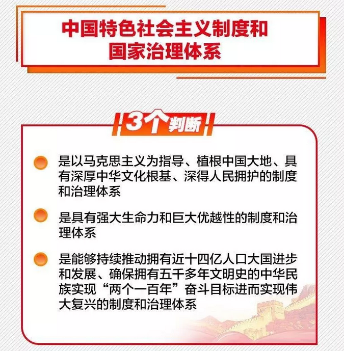 中国特色社会主义制度和国家治理体系的3个判断